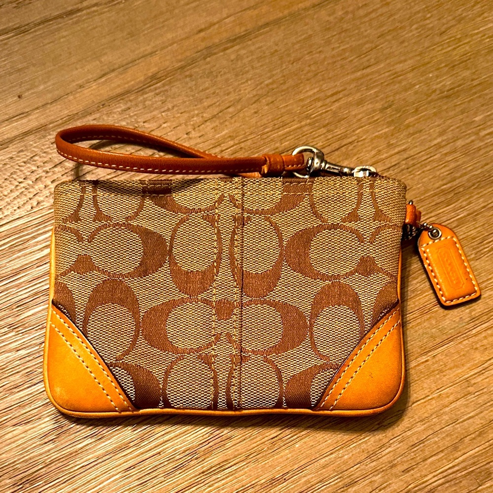 Vintage Coach Wristlet
